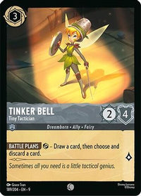 Tinker Bell - Tiny Tactician (189/204) - Fabled Cold Foil
