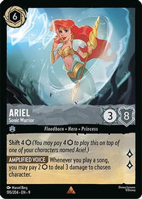 Ariel - Sonic Warrior (195/204) - Fabled Cold Foil