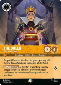 The Queen - Conceited Ruler (Epic) (205/204) - Fabled Holofoil