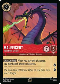 Maleficent - Monstrous Dragon (Store Championship Participant) (4/P3) - Disney Lorcana Promo Cards