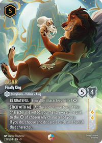 Scar - Finally King (Enchanted) (239/204) - Fabled Holofoil