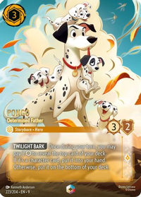 Pongo - Determined Father (Enchanted) (223/204) - Fabled Holofoil
