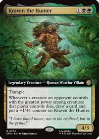 Kraven the Hunter (Extended Art) (SPM-273) - Marvel's Spider-Man Foil