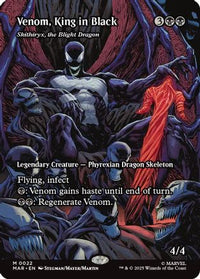 Venom, King in Black - Skithiryx, the Blight Dragon (MAR-022) - Marvel Eternal-Legal
