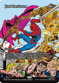 Feed the Swarm (Borderless) (MAR-016) - Marvel Eternal-Legal