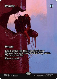 Ponder (Borderless) (MAR-013) - Marvel Eternal-Legal