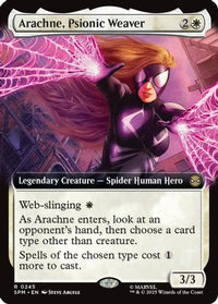 Arachne, Psionic Weaver (Extended Art) (SPM-245) - Marvel's Spider-Man Foil