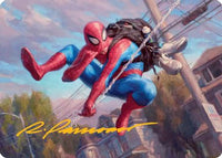 Spider-Man, Web-Slinger Art Card (Gold-Stamped Signature) (AASPM-004) - Art Series: Marvel's Spider-Man
