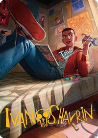 Miles Morales Art Card (Gold-Stamped Signature) (AASPM-035) - Art Series: Marvel's Spider-Man