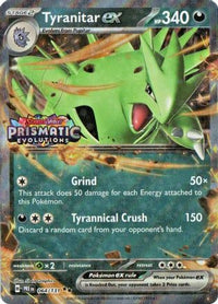 Tyranitar ex (Prismatic Evolutions Stamp) (64) - Miscellaneous Cards & Products Holofoil