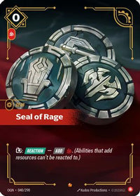 Seal of Rage (040/298) - Origins Foil