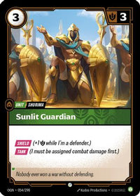 Sunlit Guardian (054/298) - Origins Foil