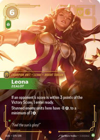 Leona - Zealot (079/298) - Origins Foil