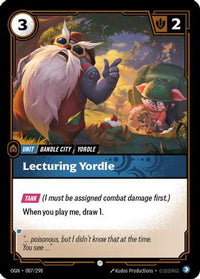 Lecturing Yordle (087/298) - Origins Foil