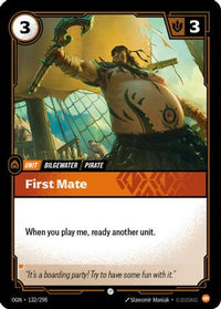 First Mate (132/298) - Origins
