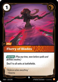Flurry of Blades (133/298) - Origins Foil