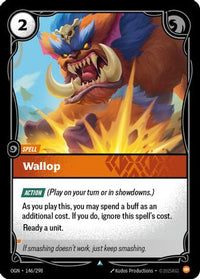 Wallop (146/298) - Origins