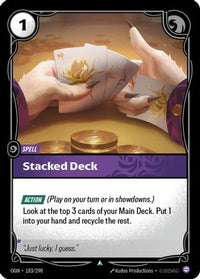 Stacked Deck (183/298) - Origins Foil