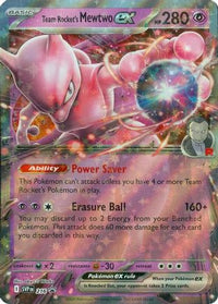 Team Rocket's Mewtwo ex (216) - SV Scarlet & Violet Promo Cards Holofoil