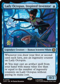 Lady Octopus, Inspired Inventor (PRE-035) - Prerelease Cards Foil