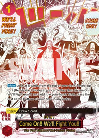 Come On!! We'll Fight You!! (Manga) (OP09-020) - Premium Booster -The Best- Vol. 2 Foil