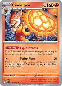 Cinderace (28) - ME01 Mega Evolution Holofoil