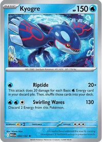 Kyogre (34) - ME01 Mega Evolution Holofoil