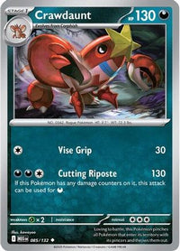 Crawdaunt (85) - ME01 Mega Evolution Reverse Holofoil