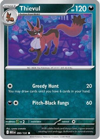 Thievul (90) - ME01 Mega Evolution Reverse Holofoil