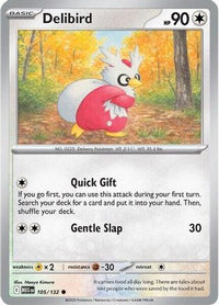 Delibird (105/132) - ME01 Mega Evolution Reverse Holofoil