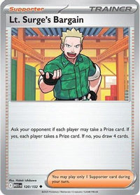 Lt. Surge's Bargain (120/132) - ME01 Mega Evolution Reverse Holofoil