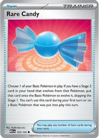 Rare Candy (125/132) - ME01 Mega Evolution Reverse Holofoil