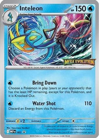 Inteleon (2) - ME Mega Evolution Promo