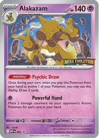 Alakazam (003 - ME Mega Evolution Promo
