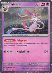 Sylveon (Cosmos Holo) (40/131)  - Miscellaneous Cards & Products Holofoil
