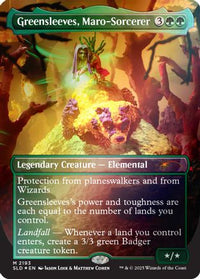 Greensleeves, Maro-Sorcerer (Rainbow Foil) (SLD-2193) - Secret Lair Drop Series Foil