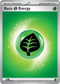 Basic Grass Energy (1) - MEE Mega Evolution Energies Reverse Holofoil