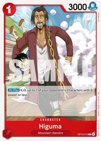 Higuma (OP13-013) - Carrying On His Will