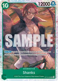 Shanks (028) (OP13-028) - Carrying On His Will Foil