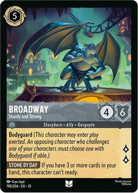 Broadway - Sturdy and Strong (190/204) - Whispers in the Well Cold Foil