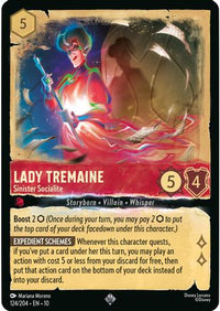 Lady Tremaine - Sinister Socialite (124/204) - Whispers in the Well Holofoil