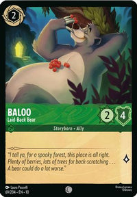 Baloo - Laid-Back Bear (69/204) - Whispers in the Well Cold Foil