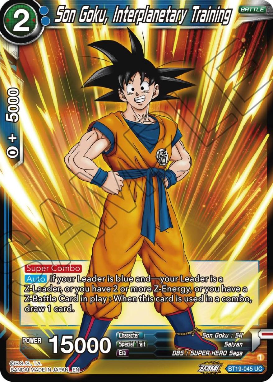 Son Goku, Interplanitary Training (BT19-045) [Fighter's Ambition] - POKÉ JEUX