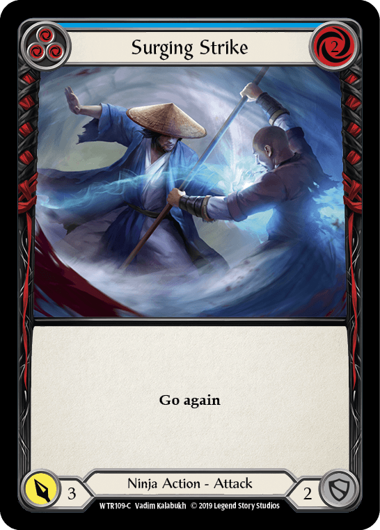 Surging Strike (Blue) [WTR109-C] (Welcome to Rathe) Alpha Print Normal - POKÉ JEUX