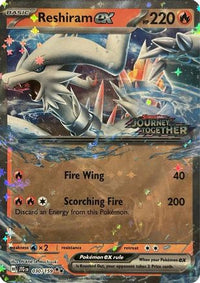 Reshiram ex (Journey Together Stamped) (30) - Miscellaneous Cards & Products Holofoil