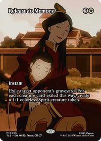 Release to Memory (Borderless) (TLE-005) - Avatar: The Last Airbender: Eternal-Legal Foil