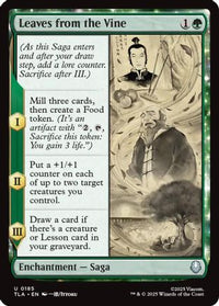 Leaves from the Vine (TLA-185) - Avatar: The Last Airbender Foil