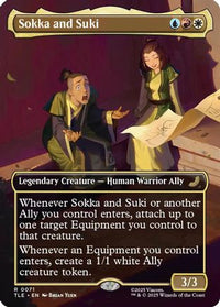 Sokka and Suki (Borderless) (TLE-071) - Avatar: The Last Airbender: Eternal-Legal