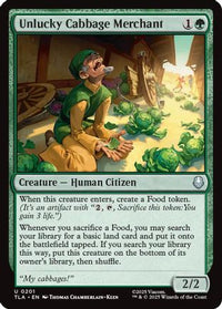Unlucky Cabbage Merchant (TLA-201) - Avatar: The Last Airbender Foil