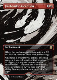 Firebender Ascension (Borderless) (TLA-312) - Avatar: The Last Airbender Foil